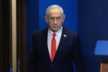 Las declaraciones de Netanyahu sobre Irán y la seguridad regional se producen antes de las elecciones nacionales de Israel del 27 de octubre. (EFE/EPA/RONEN ZVULUN / POOL)