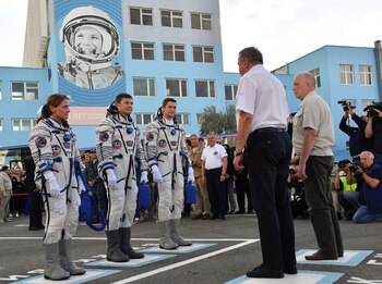 El astronauta de la NASA