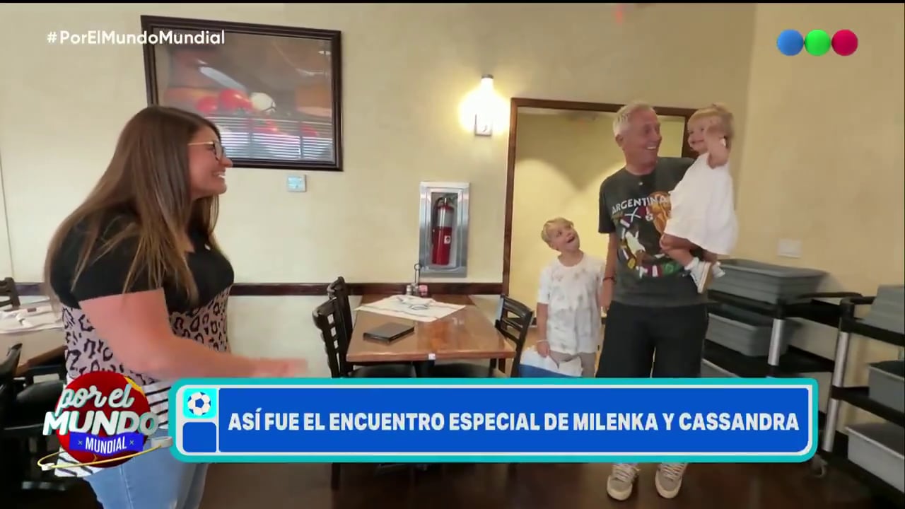 El encuentro de Marley y Milenka con Kasandra, la subrogante de su hija (Por el mundo Mundial, Telefe)