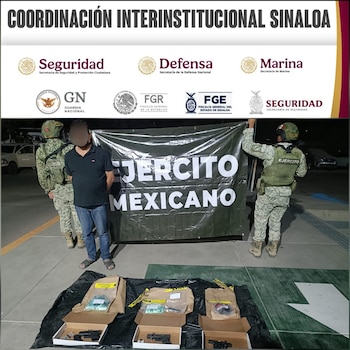 Este aseguramiento fue reportado por la SSP Sinaloa en sus canales oficiales. Crédito: SSP Sinaloa