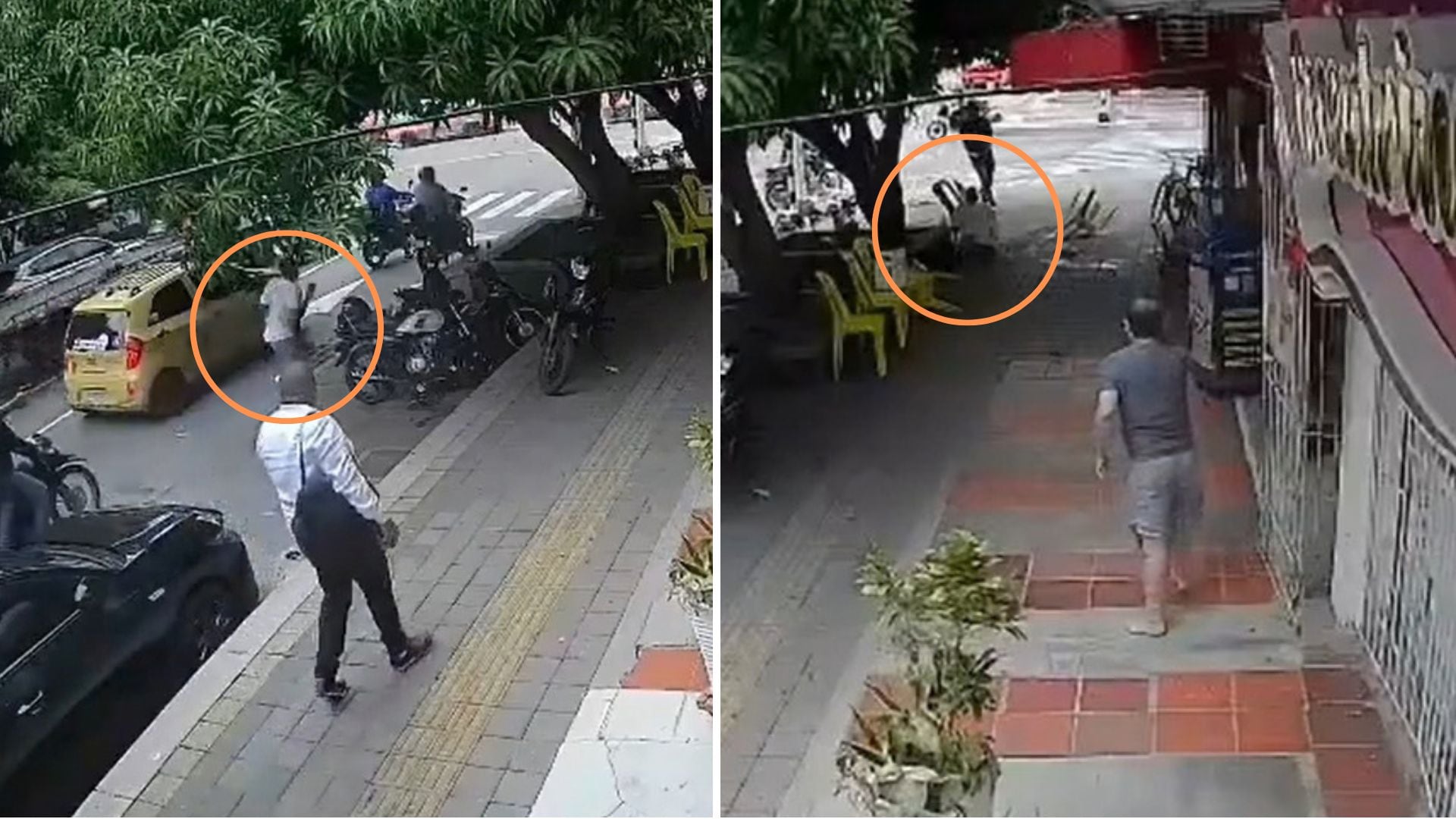 Un hombre resultó herido tras sufrir un ataque a tiros en el barrio Recreo de Barranquilla - crédito Captura de video