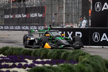 Canapino largó 20º y terminó 15º en Long Beach (Prensa: Juncos Hollinger Racing)