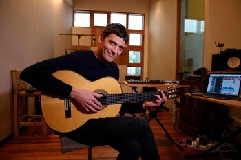 En la imagen, el m�sico