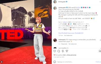 Imma busca representar la cultura japonesa. Está próxma a los 400.000 seguidores. (Instagram)