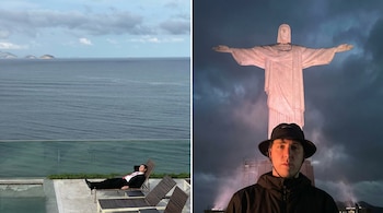 Los últimos posteos de Lucas en Instagram