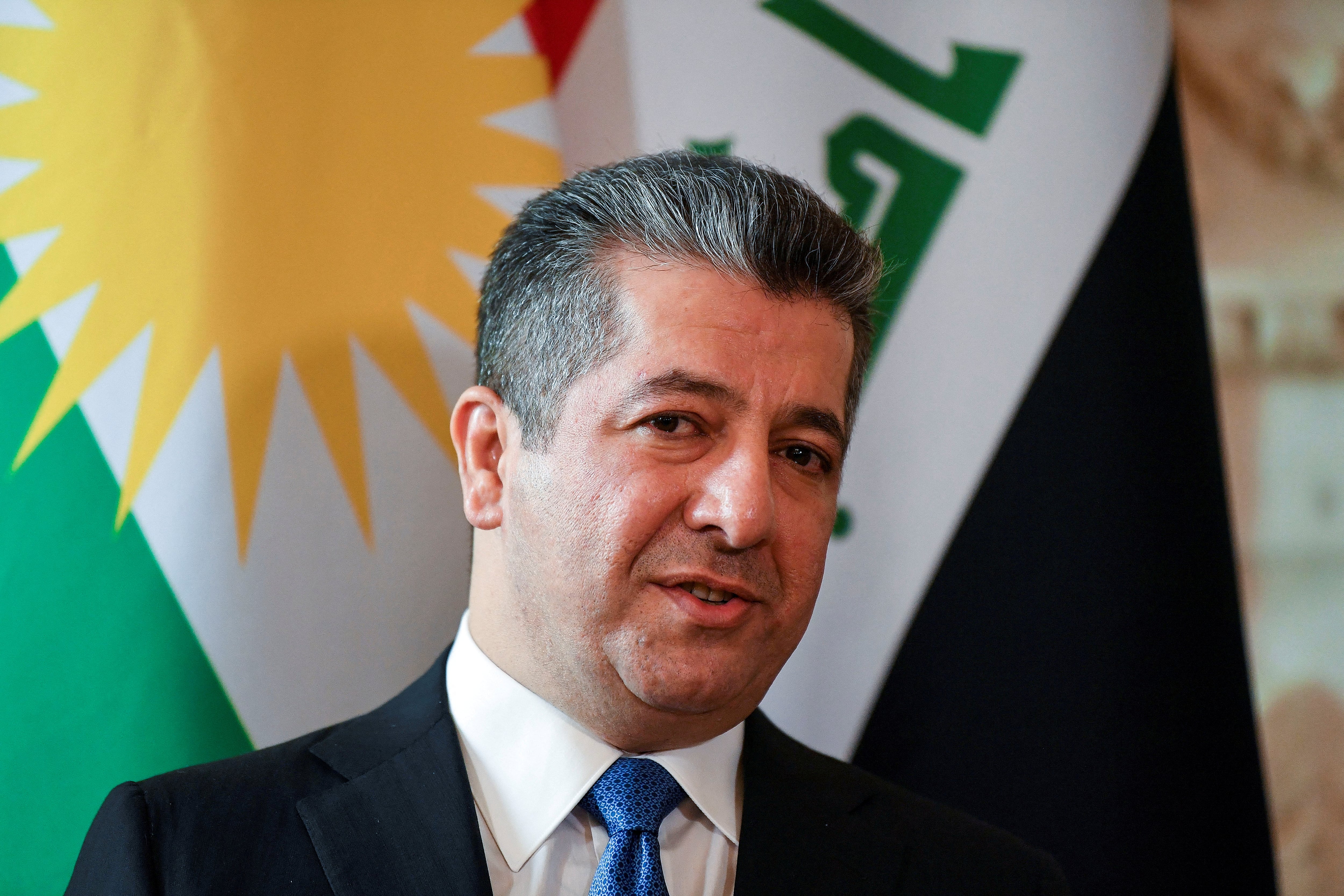 Masrour Barzani, primer ministro de la región del Kurdistán iraquí, calificó de