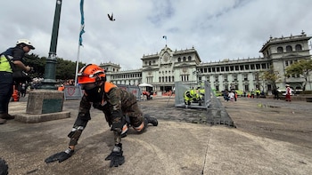 El simulacro nacional en Guatemala