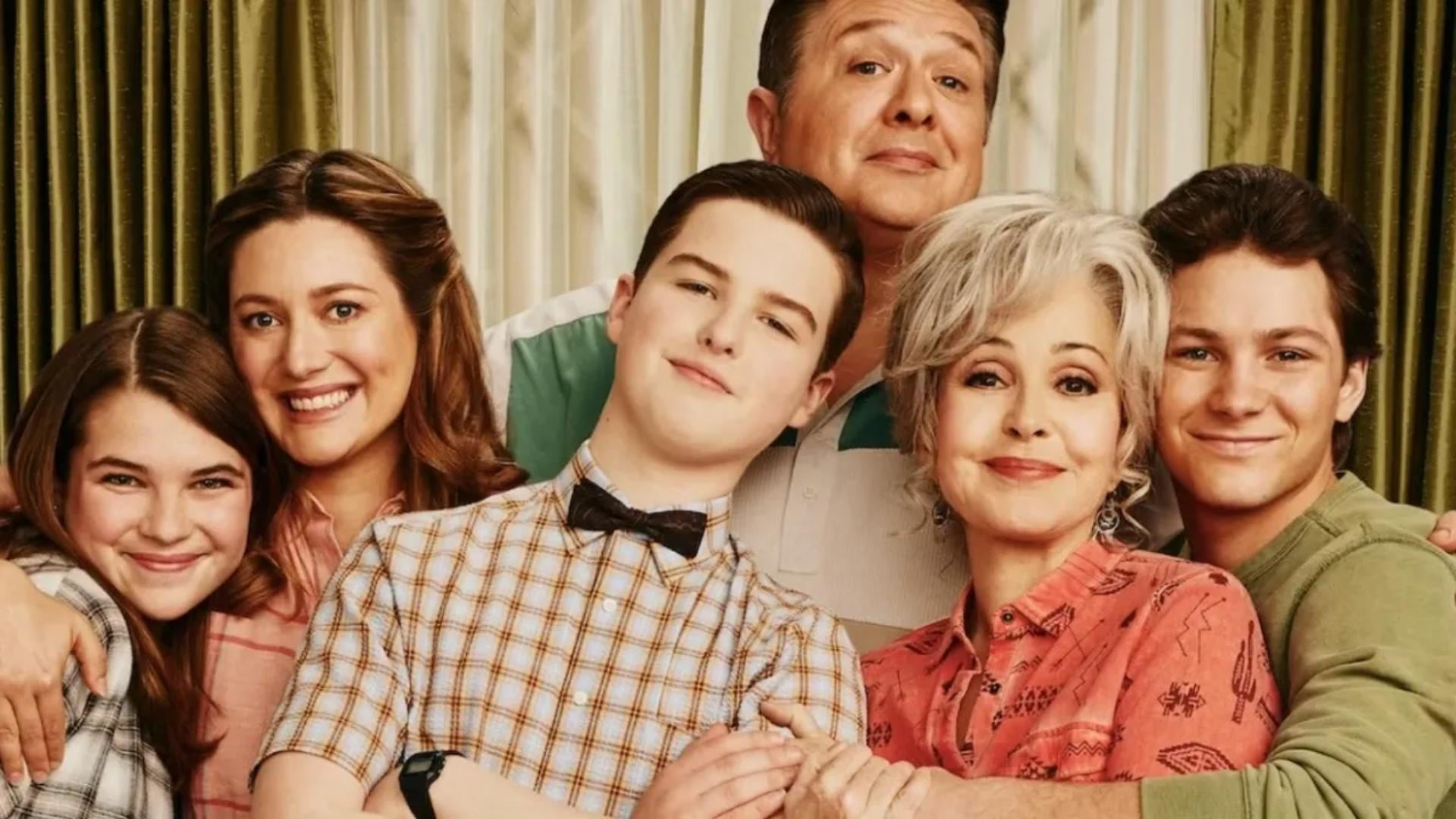 El elenco protagonista de 'El joven Sheldon' (CBS)