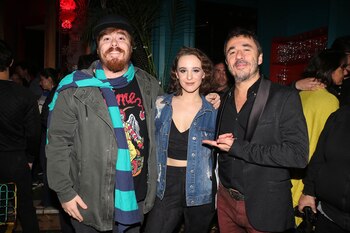 Migue, Mery y Pablo Granados.