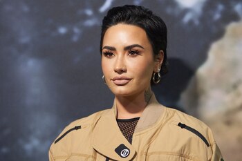Demi Lovato attends a Stella