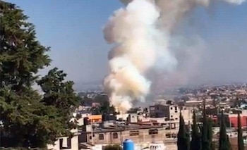 En las inmediaciones del tianguis