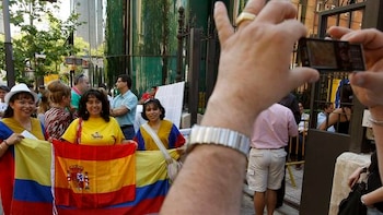 Migrantes colombianos en España: una