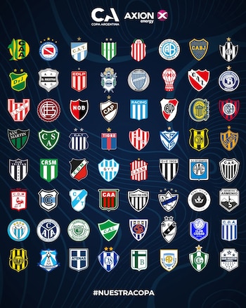 Los 64 equipos clasificados a