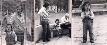 Manolo Juarez y su hija