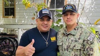 Padre nicaragüense esperaba a su hijo militar del USS Lincoln, pero fue detenido por la Patrulla Fronteriza antes de su regreso