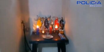 El altar a la Santa