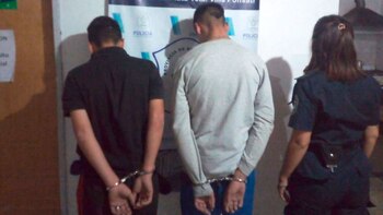 Los dos menores detenidos.