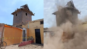 Rímac: Colapsa histórico Mirador del