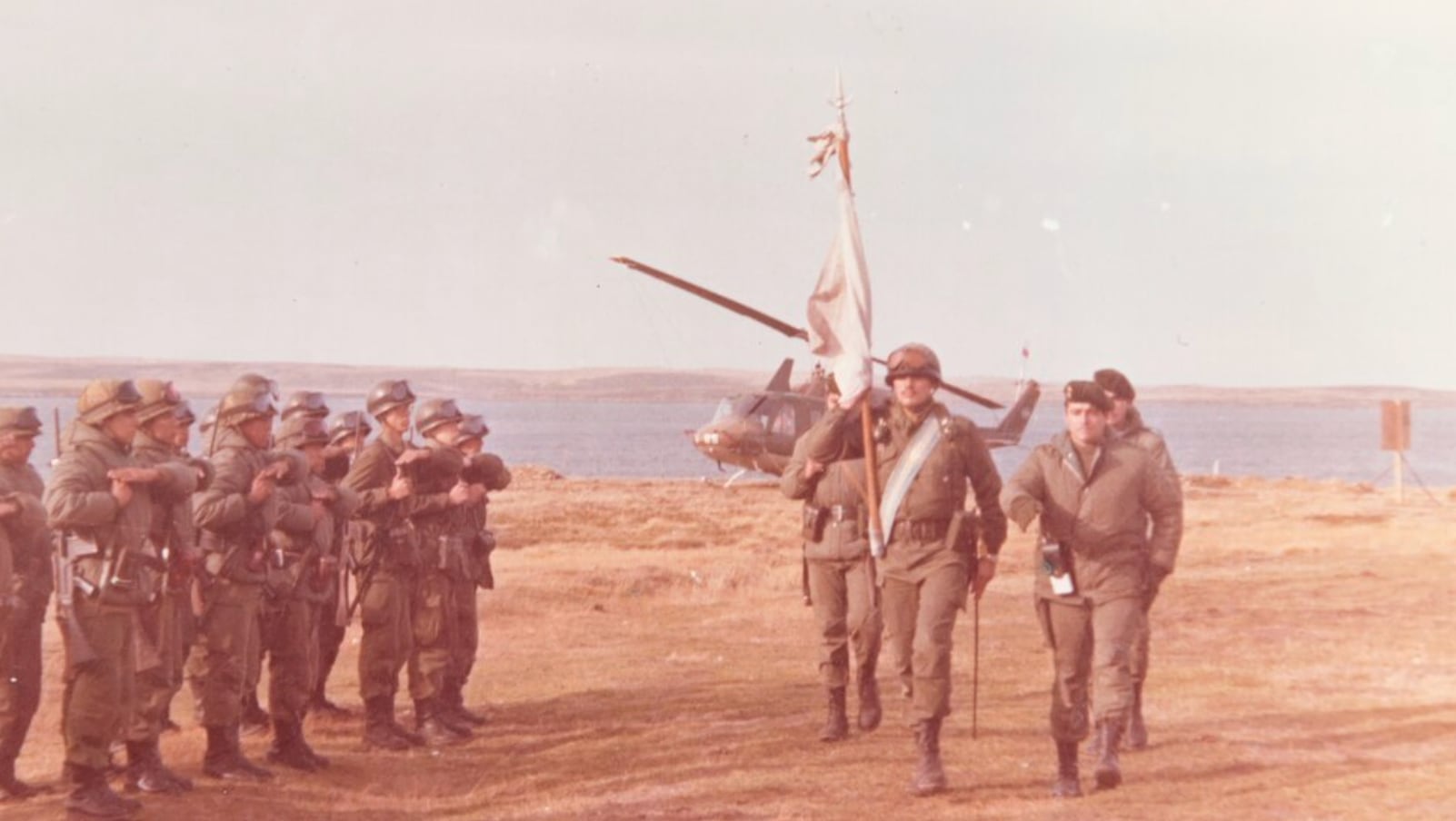 Para el desembarco, el Regimiento 25 organizó a una de las compañías más emblemáticas del Ejército, la “C”