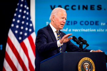 Joe Biden, presidente de Estados Unidos. EFE/EPA/JIM LO SCALZO