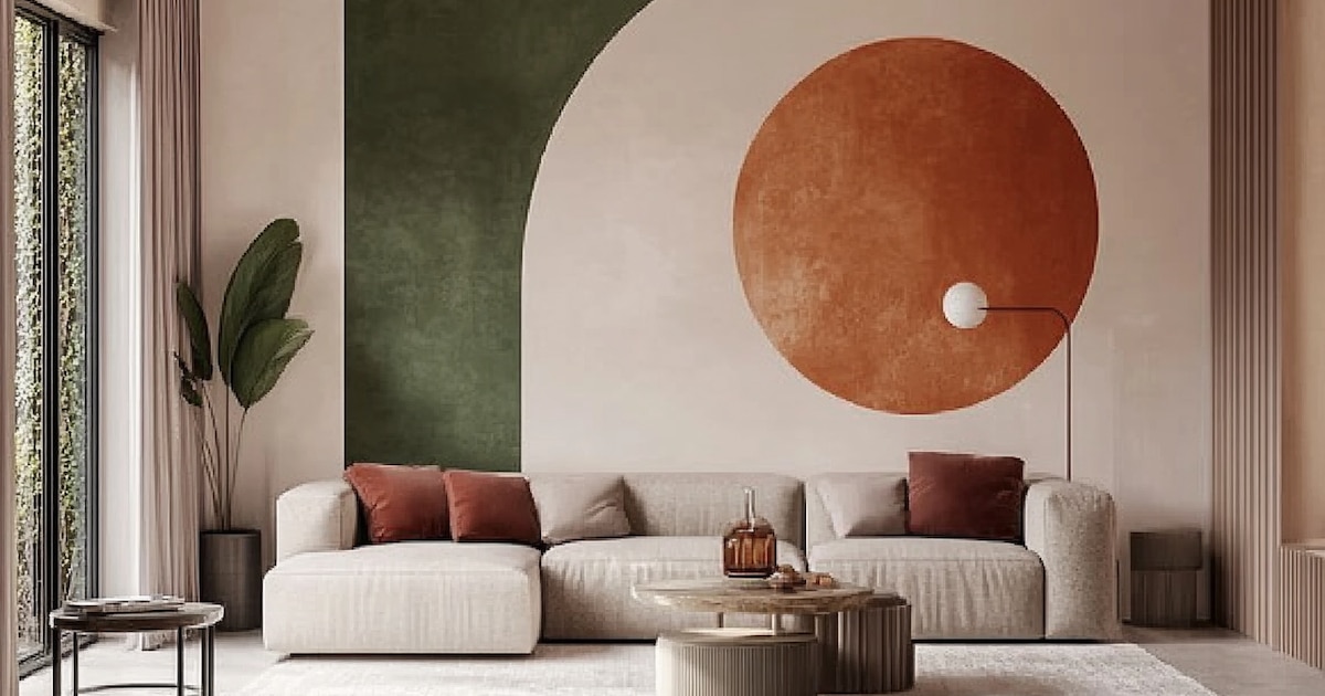 Las formas conquistan las paredes: cómo transformar el hogar con arte y creatividad