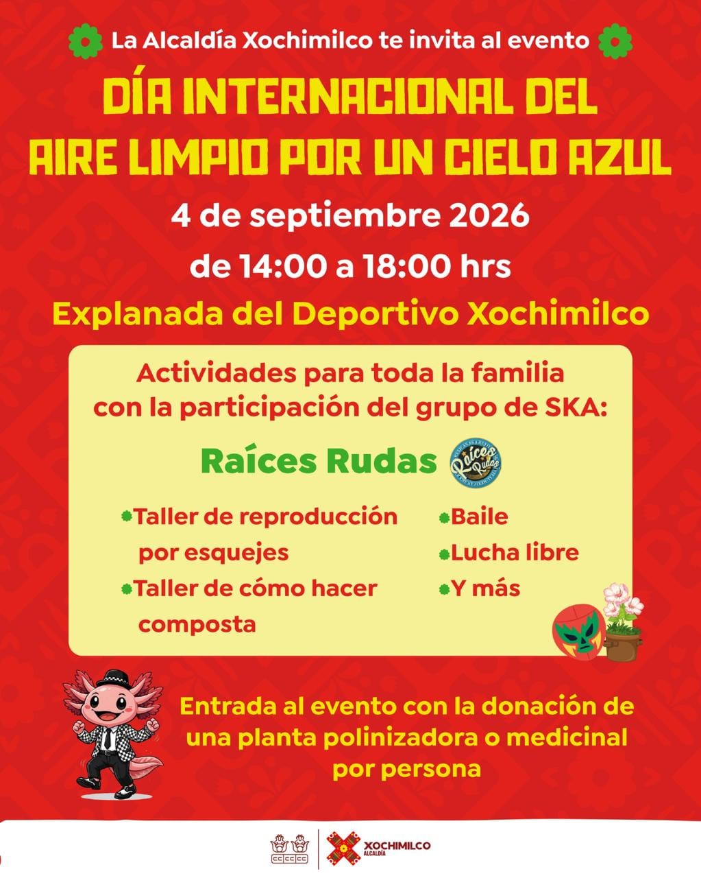 Las donaciones también respaldan tequios, jornadas de trabajo colectivo típicas de comunidades en México.
(X/@XochimilcoAl)