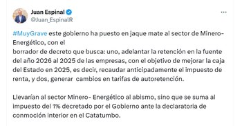 Juan Espinal, representante a la