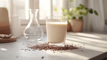 batido de linaza, bebida rica en fibra, digestivo natural, receta saludable, licuado detox. - (Imagen Ilustrativa Infobae)