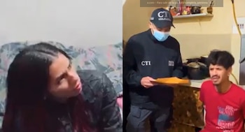 Capturan a pareja en Bogotá que habría explotado sexualmente a su propia hija, a través de internet - crédito Policia Metropolitana de Bogotá
