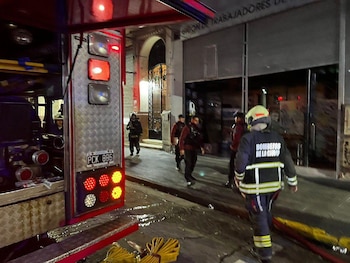 Incendio sede UTE