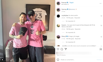 messi bizarrap posteo