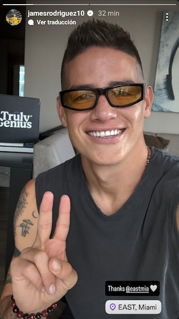 James Rodríguez no aparece en