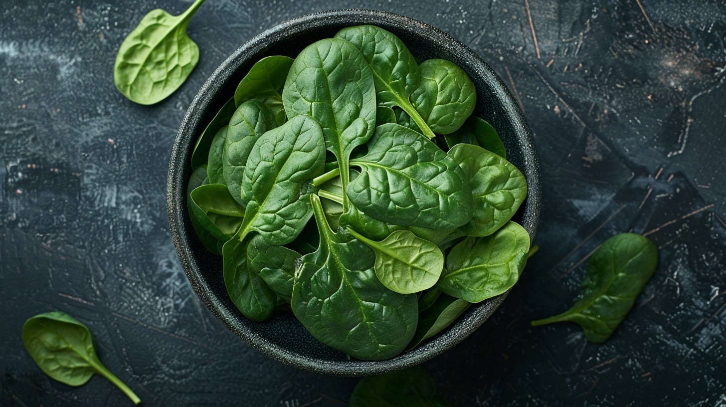 espinacas orgánicas, nutritivas y verdes, vegetales frescos para cocinar o ensaladas. - (Imagen Ilustrativa Infobae)