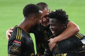 Los Ángeles FC disputará el derbi californiano ante San José con la motivación de llegar a la final de Concachampions. Credit: Kirby Lee-USA TODAY Sports