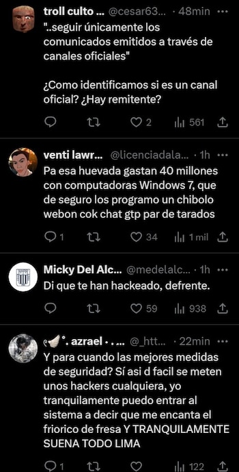 “Fue aterrador”: peruanos cuentan cómo vivieron la falsa alerta del SISMATE en sus celulares. Captura: X.