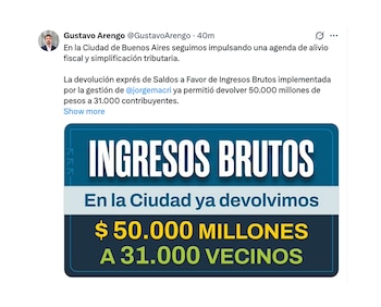 tuit de Gustavo Arengo