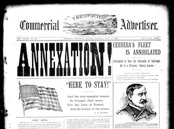 La noticia de la anexión