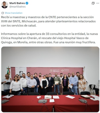 Comunicado de Batres.