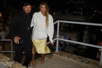 Marcelo Tinelli fue con su