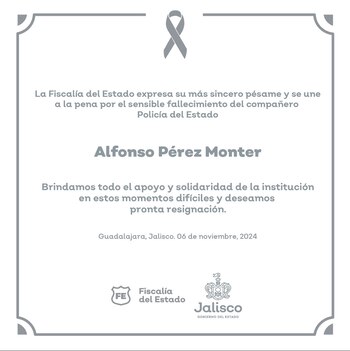 Autoridades de Jalisco lamentaron la