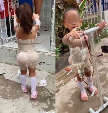 La niña sería de Colombia