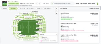 Las localidades para ver un