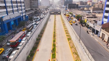 La Vía Expresa Grau se consolida como eje estratégico para la integración de los principales sistemas de transporte de Lima, ya que une el Metropolitano con la Línea 1 del Metro en un tramo de 2,8 kilómetros - Créditos: Municipalidad de Lima.