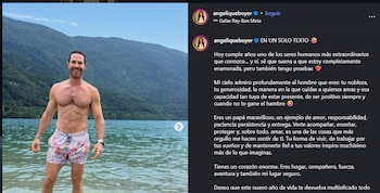 Angelique Boyer felicita a Sebastián Rulli por su cumpleaños