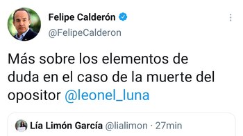 Felipe Calderón insistió en inconsistencias