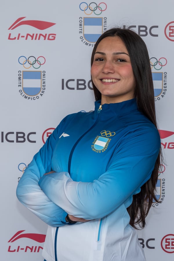 Micaela Lopetegui, la argentina de 17 años que quedó segunda en el programa corto de partinaje artístico (COA)