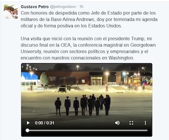 Gustavo Petro destacó en X