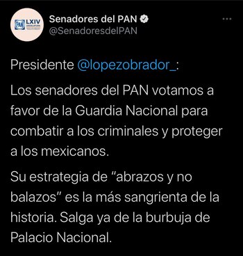 El PAN indicó que votó