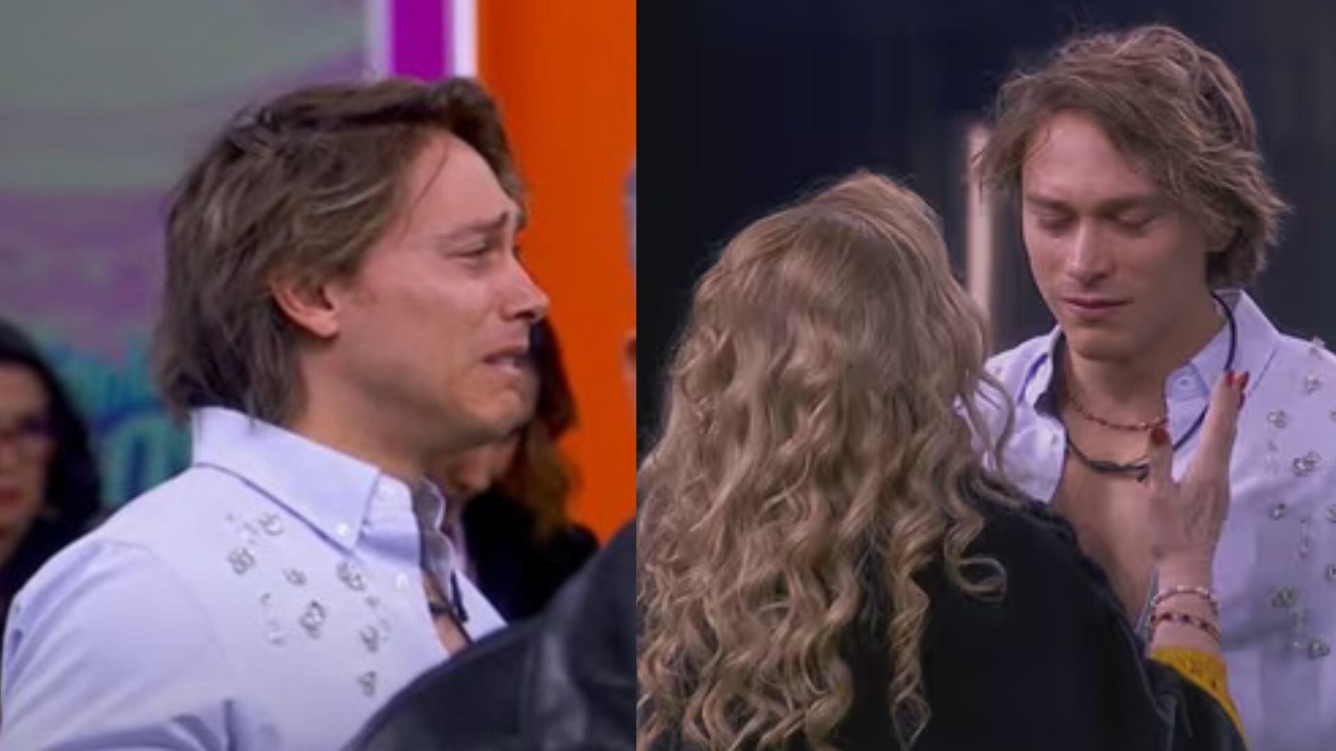 El influencer se reencontró con su abuelita durante la dinámica “congelados” del reality show. (Captura de pantalla YouTube)