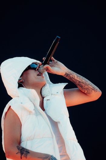 En su show en River,